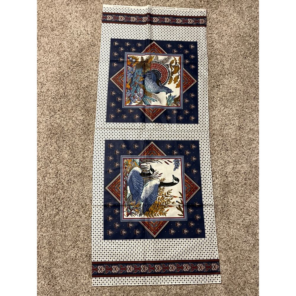 Game Birds Pillow Panels  VIP Cranston Print Works
